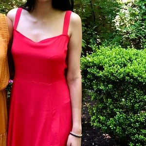 Kendall + Kylie Red Midi Dress